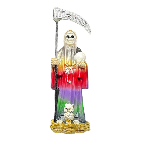 Santa Muerte 7 POTENCIAS Coin Base Statue