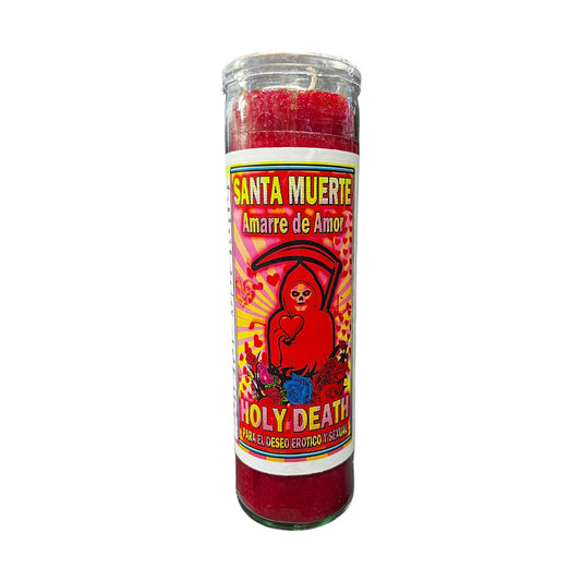 Santa Muerta Amarre Veladora / Saint Holy Death Love Binding Candle