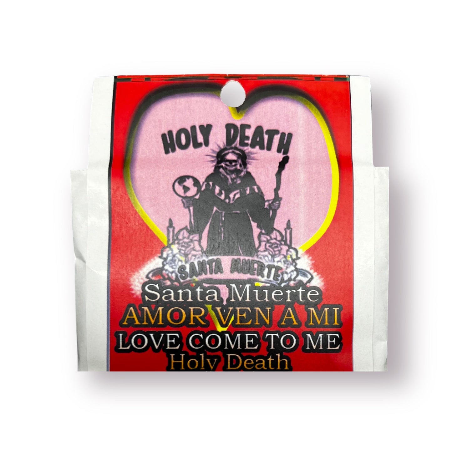 Santa Muerte Amor Ven A Mi Polvo / Saint Holy Death Love Come To Me Powder