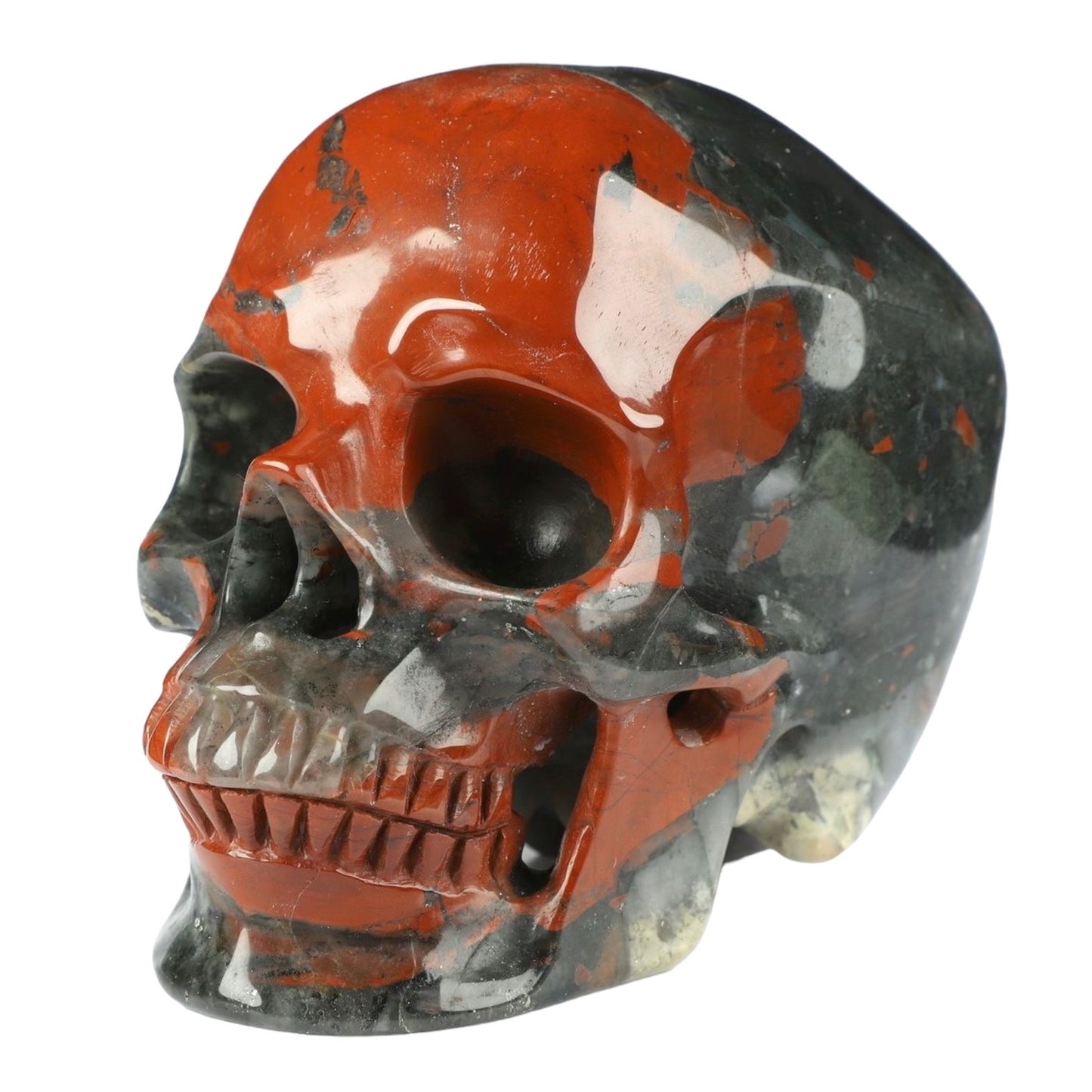 Calavera de cristal de piedra de sangre