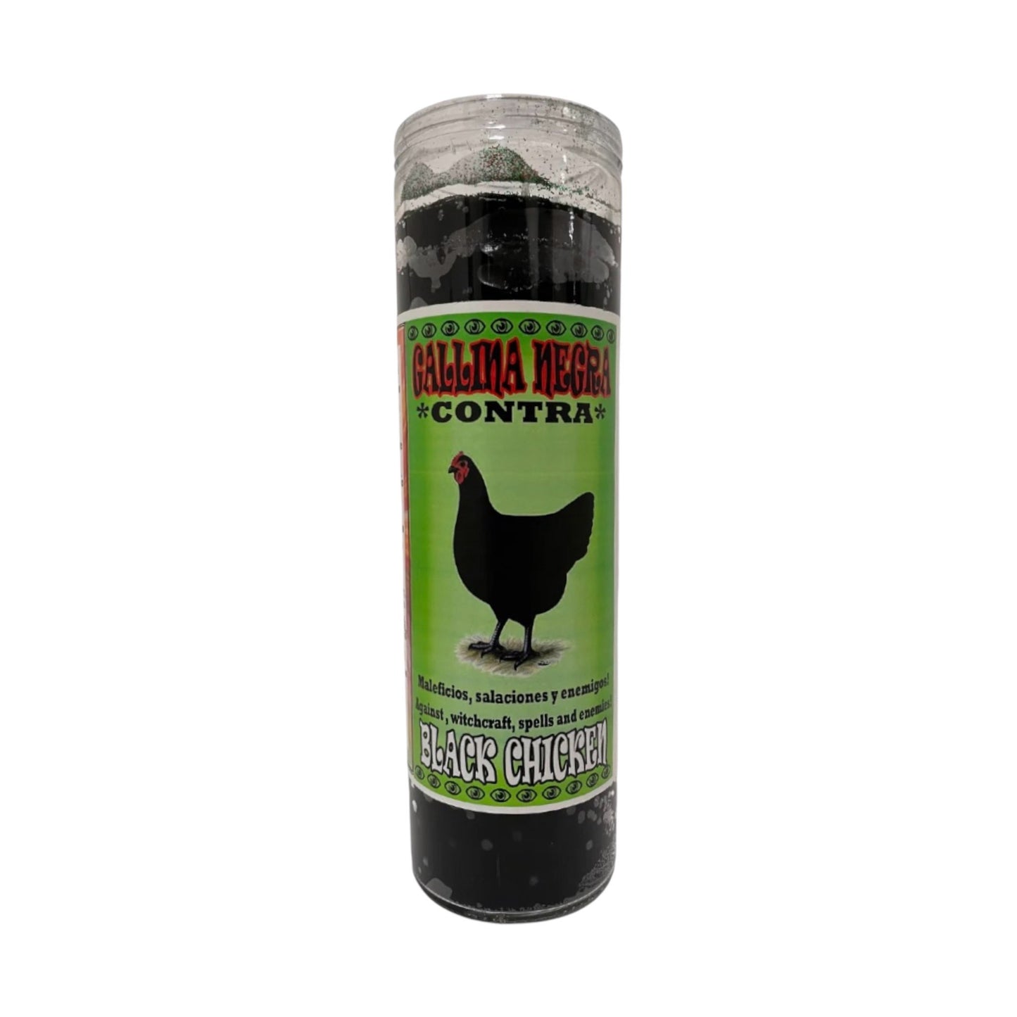 Gallina Negra Veladora / Black Chicken Candle