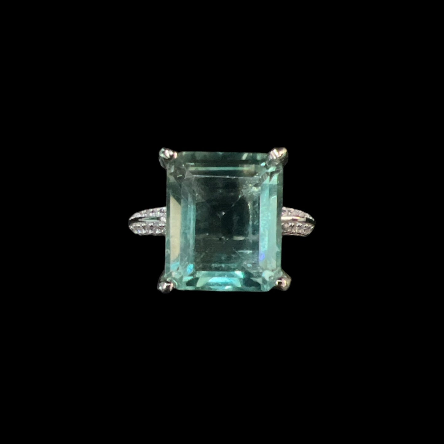 Green Aventurine Crystal Ring