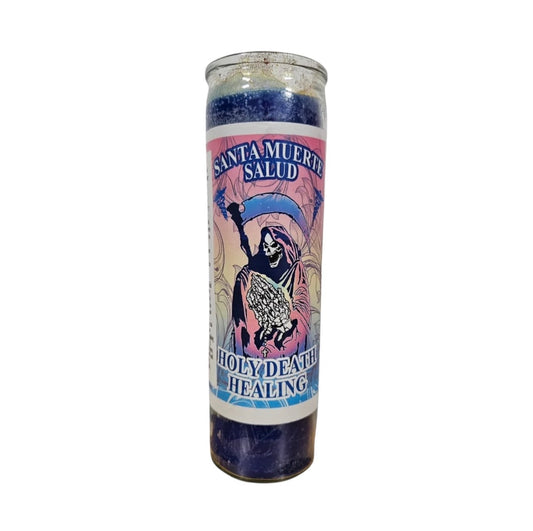 Santa Muerte Salud Veladora / Saint Holy Death Healing Candle