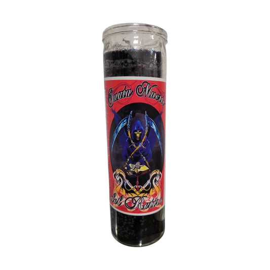 Santa Muerte Del Retiro Veladora / Saint Holy Death Third Party REMOVAL Candle