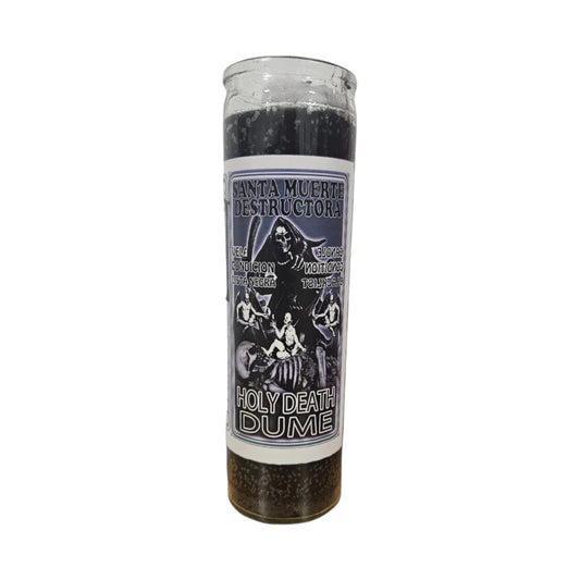 Santa Muerte Destrucción Veladora / Saint Holy Death Destruction (DUME) Candle