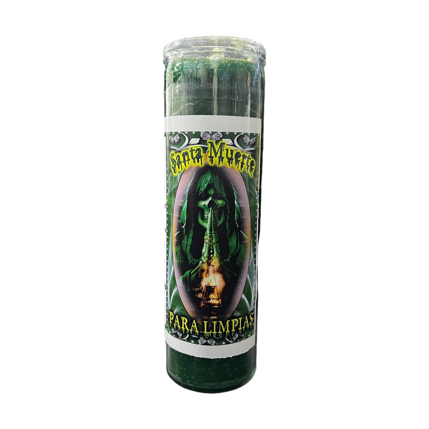 Santa Muerte Para Limpias Veladora / Saint Holy Death For Cleansing Candle