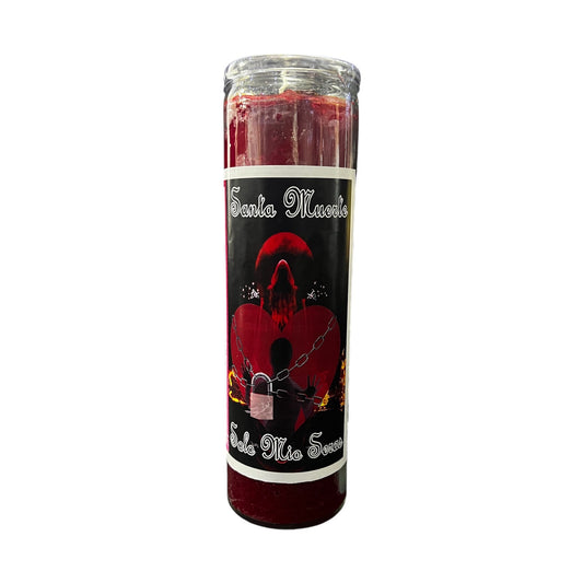 Santa Muerte Solo Mío Serás Obsesión Veladora / Saint Holy Death You'll Only Be Mine And Obsession Candle